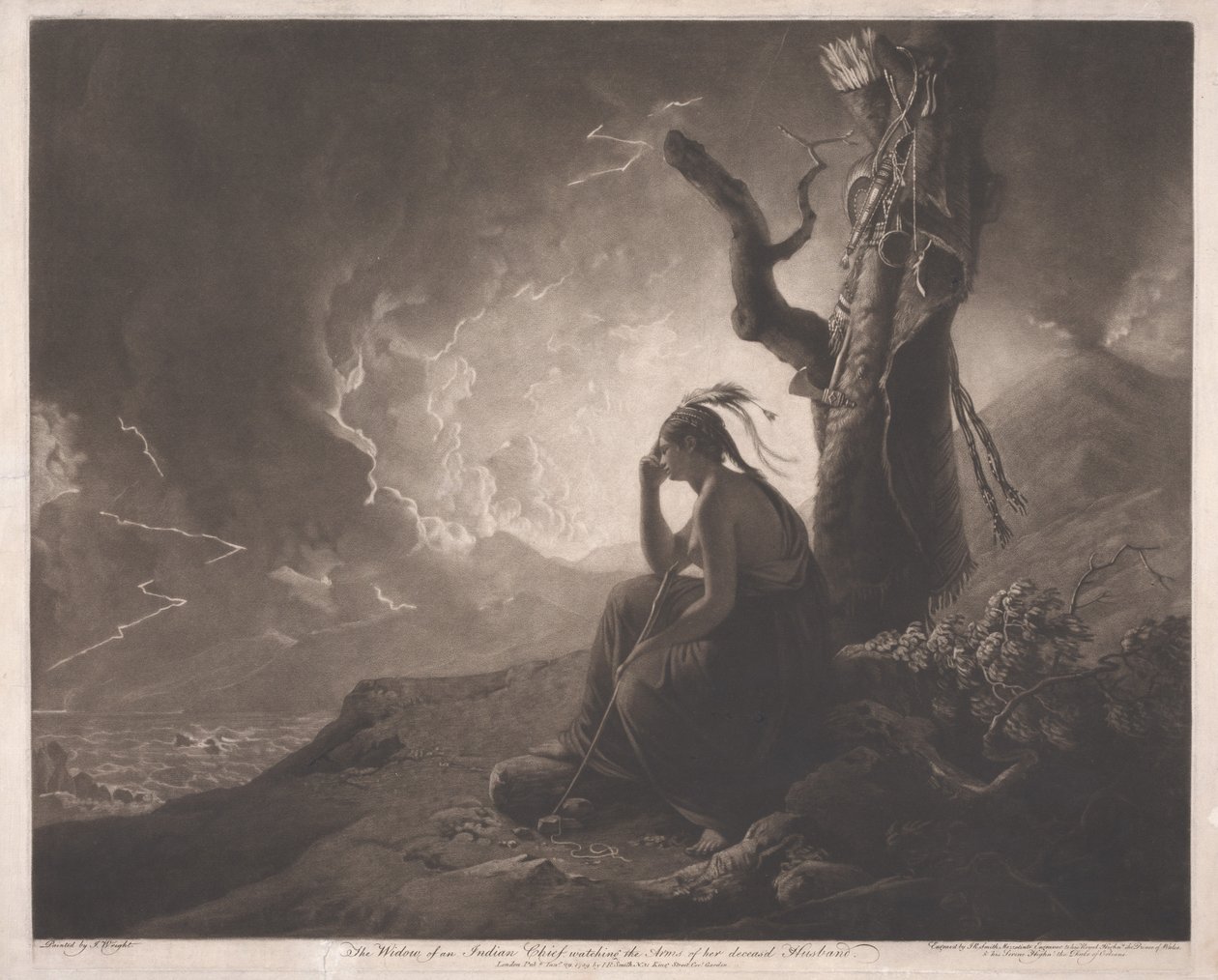 La viuda india de John Raphael Smith