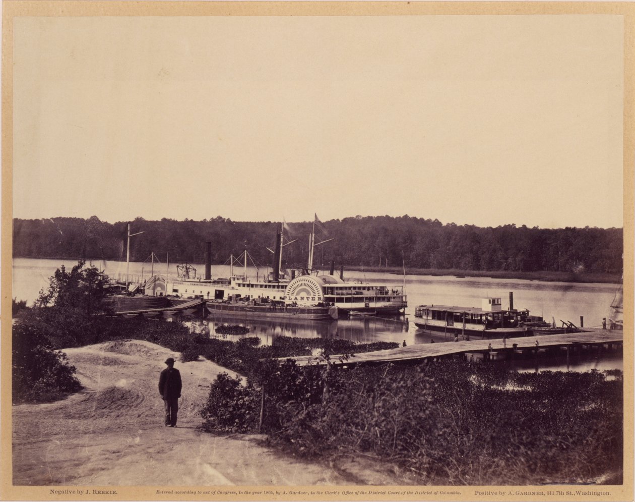 Barco de suministros médicos, Appomattox Landing, Virginia, del Gardner