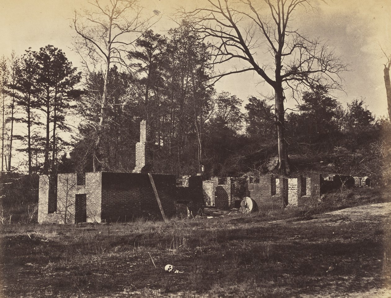 Ruinas en Gaines Mill, Virginia., abril de 1865 de John Reekie