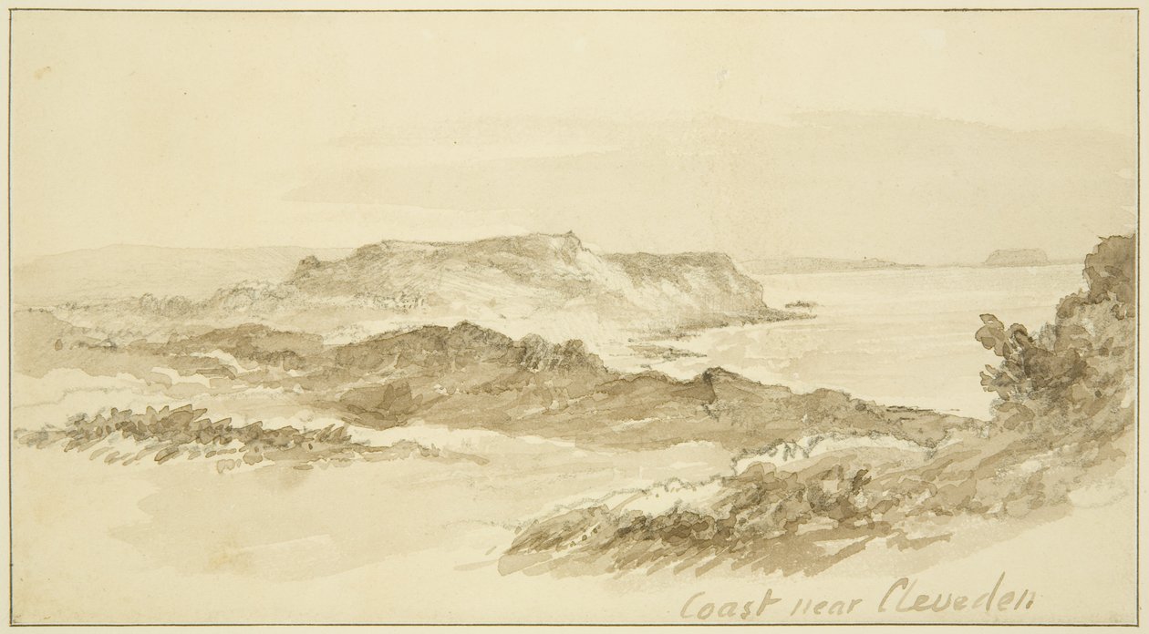 Costa cerca de Clevedon de John Reverend Eden