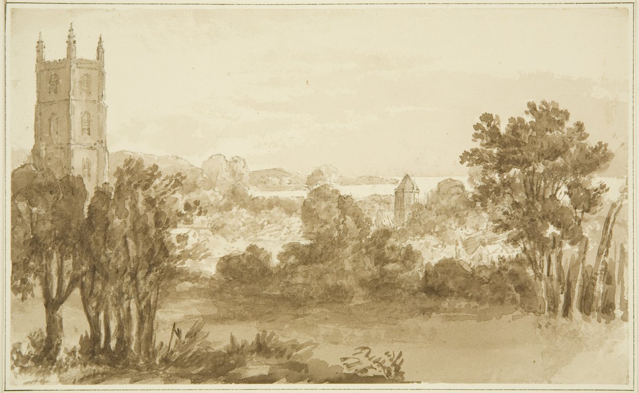Iglesia de Portbury y Posset Point de John Reverend Eden
