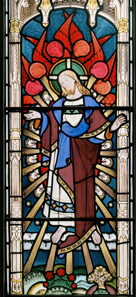Cristo y Serafines (de Las Vírgenes Prudentes y Necias) de John Richard Clayton