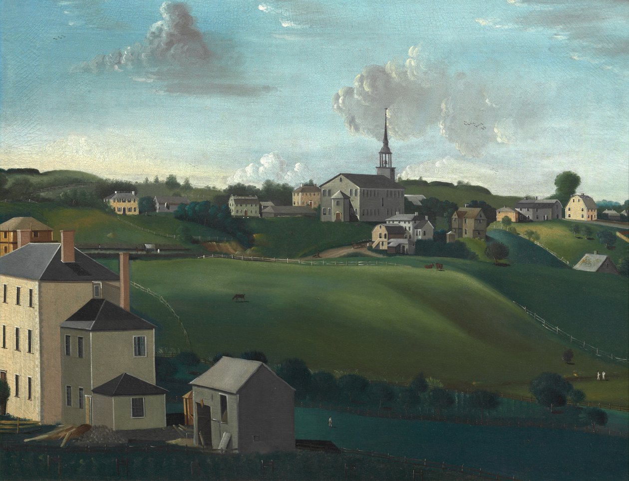 Colina de la Casa de Reuniones, Roxbury, Massachusetts, 1799 de John Ritto Penniman