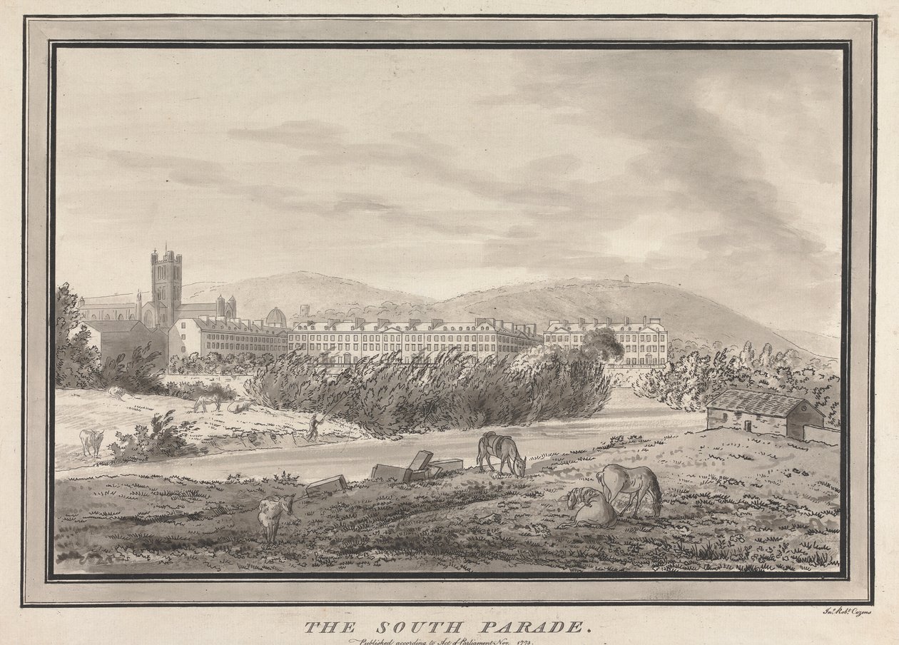 Bath: South Parade de John Robert Cozens