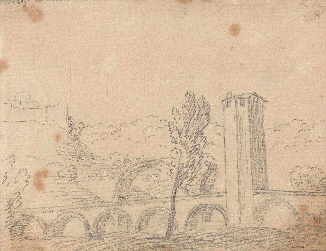 Puente de Narni de John Robert Cozens