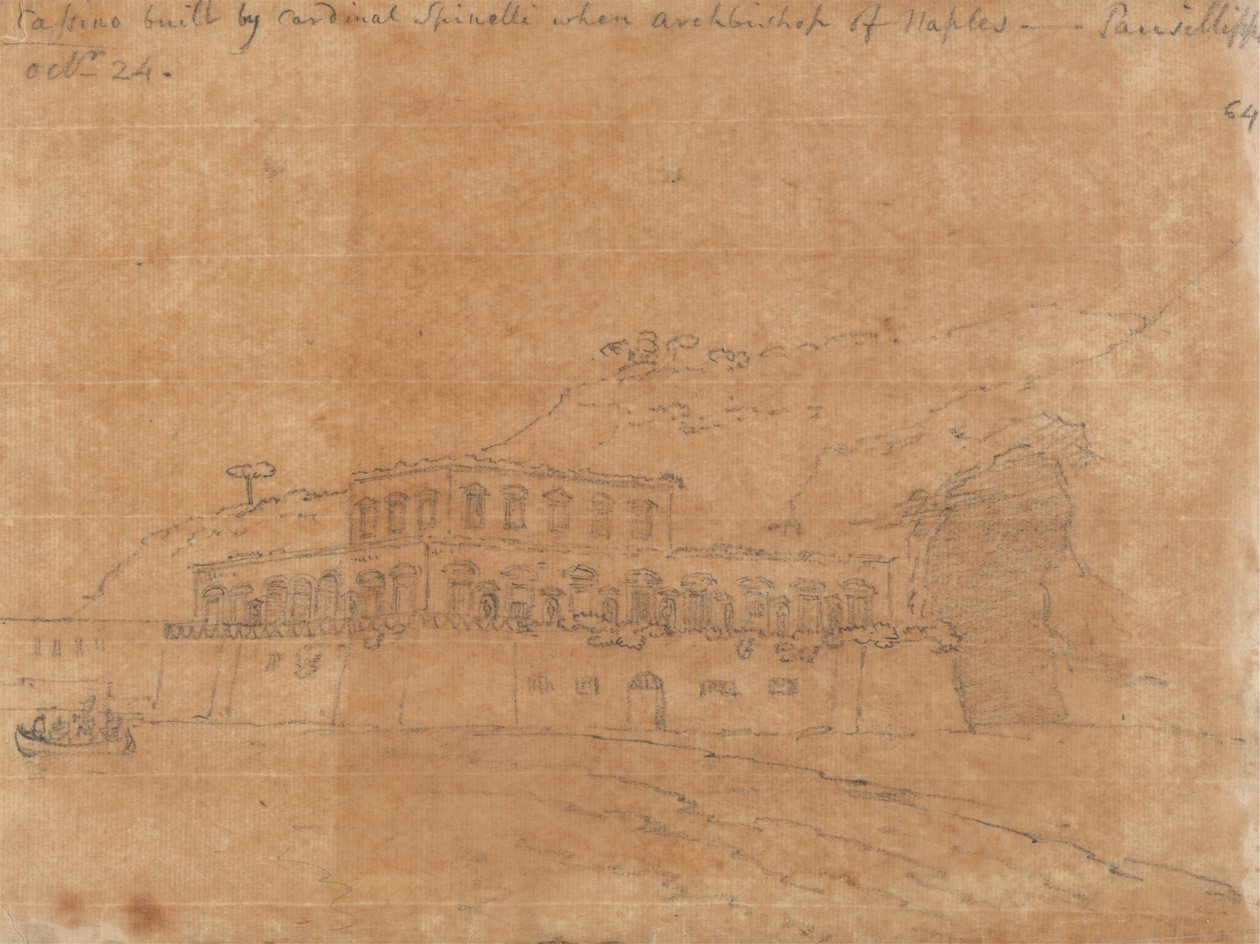 Cassino construido por el cardenal Spinelli de John Robert Cozens