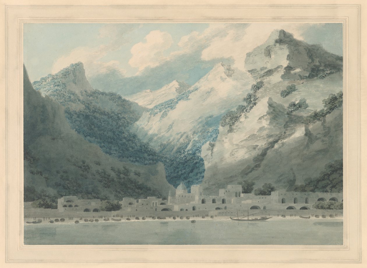 Cetara en el Golfo de Salerno de John Robert Cozens