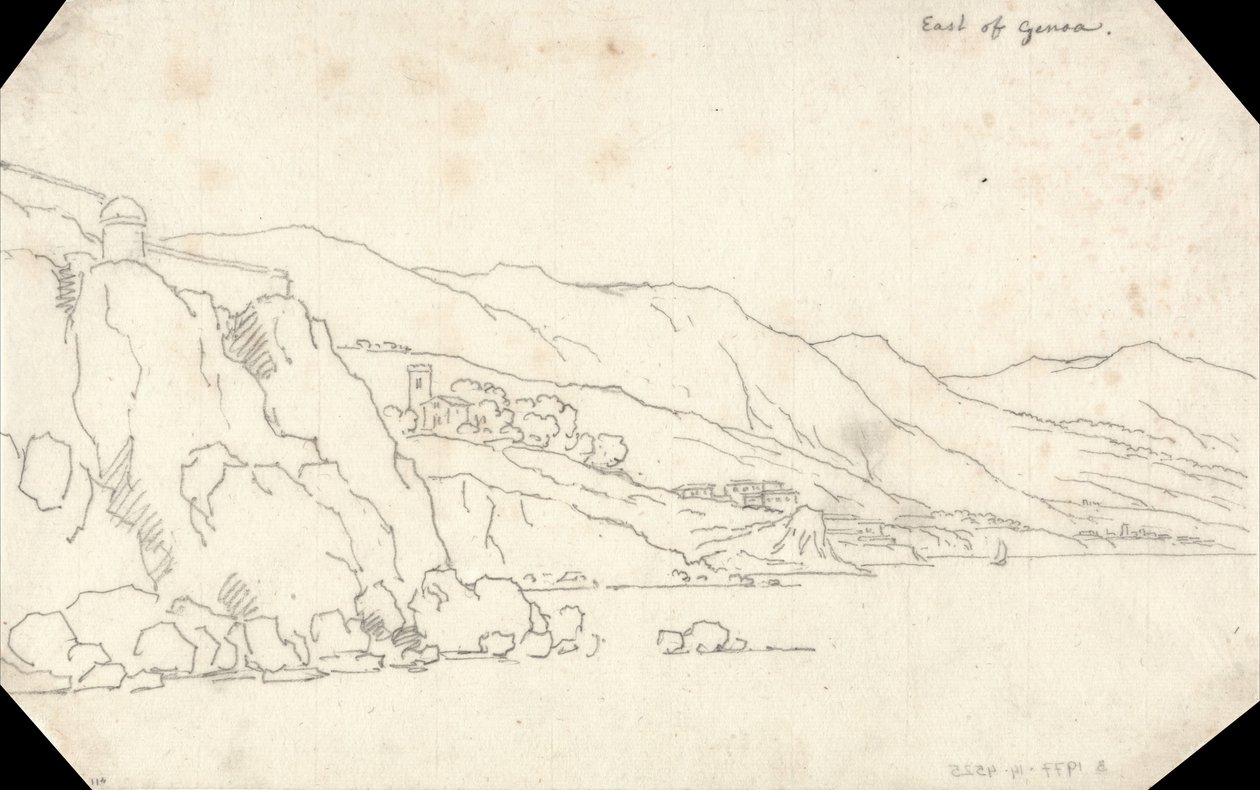 Al este de Génova de John Robert Cozens