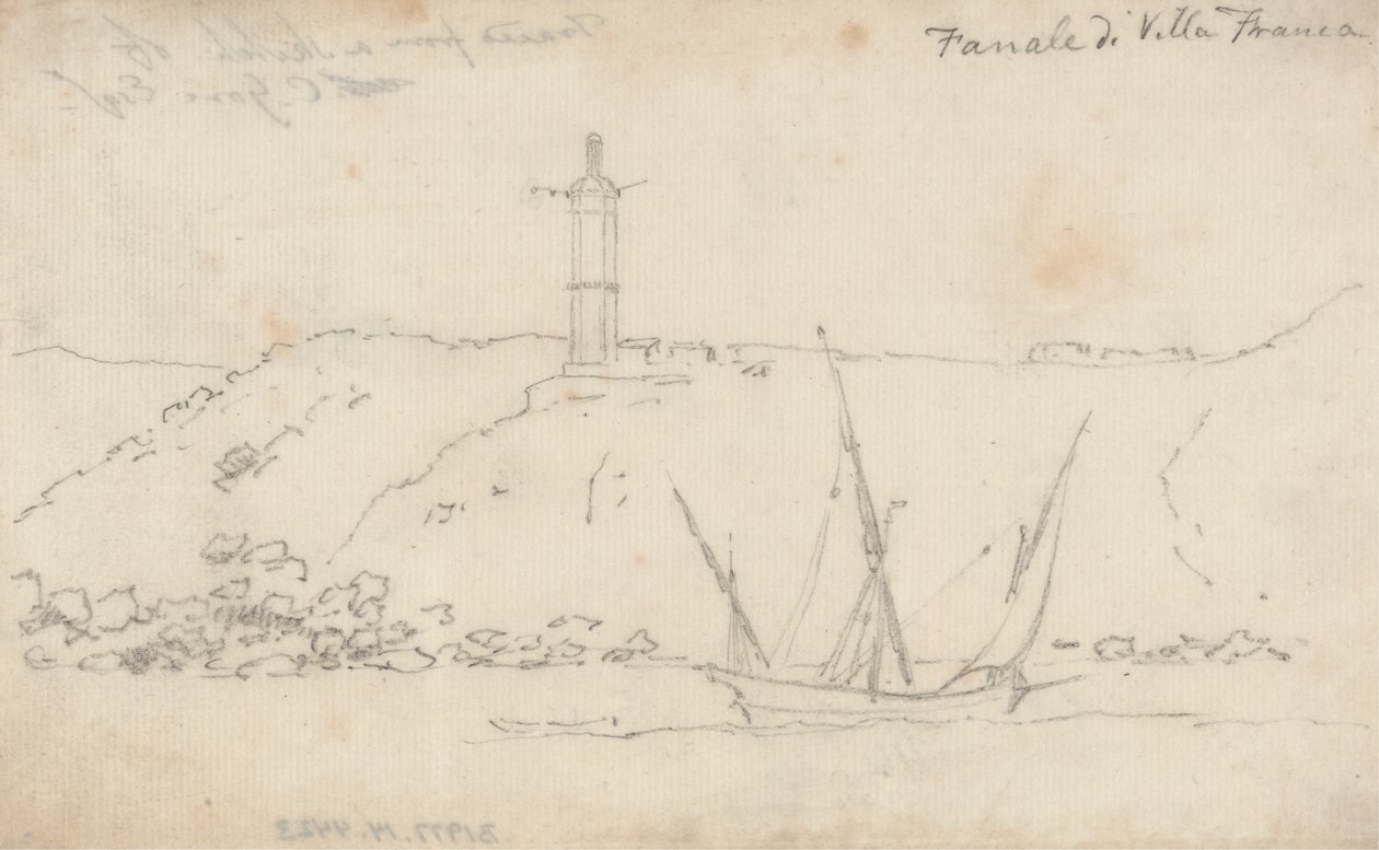 Farol Villa Franca de John Robert Cozens