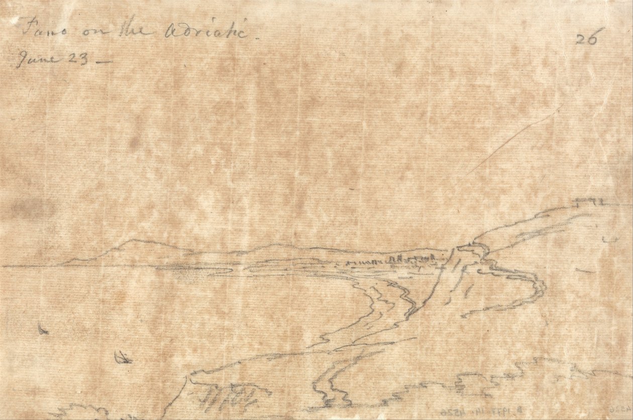 Fano, en el Adriático de John Robert Cozens