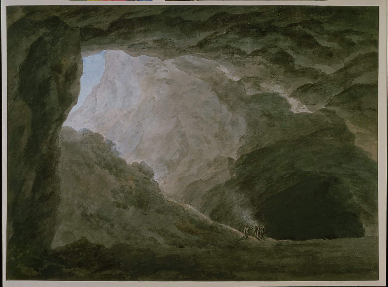 Gruta en la Campagna de John Robert Cozens