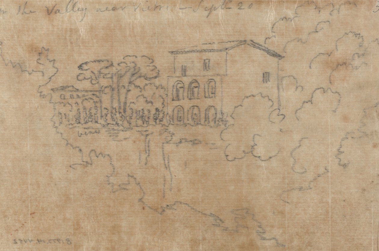 En el valle cerca de Vietri, 20 de septiembre de John Robert Cozens
