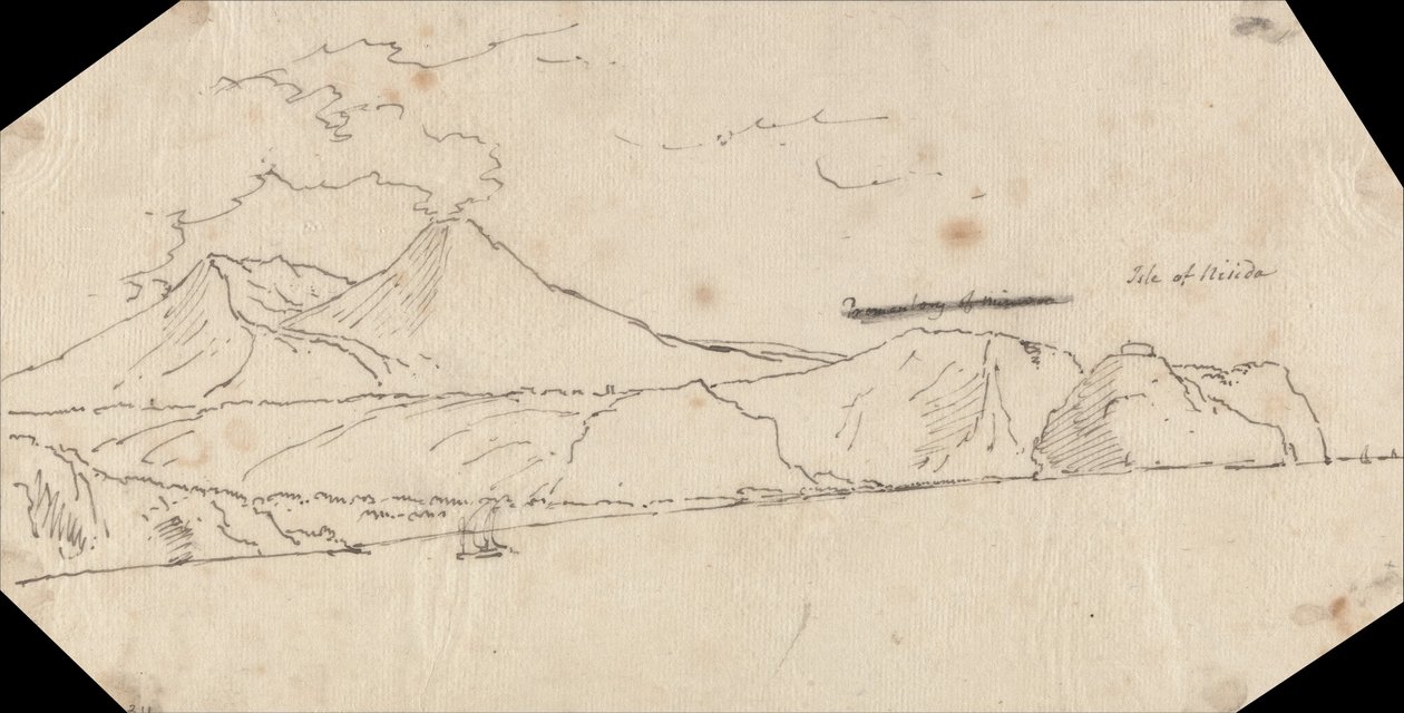 Isla de Nisida de John Robert Cozens