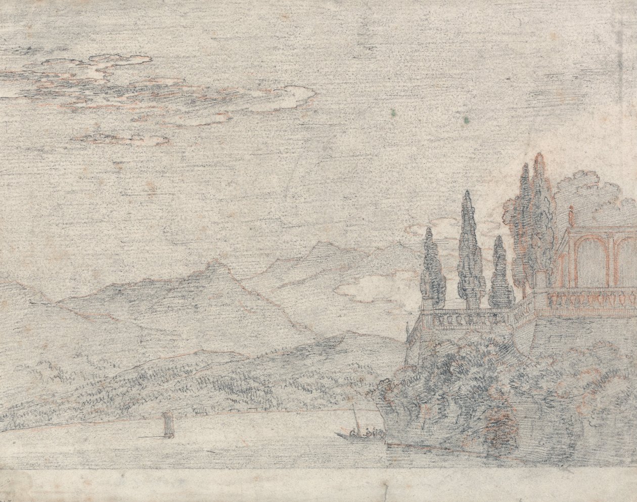 Isla Borromean, Lago Mayor de John Robert Cozens