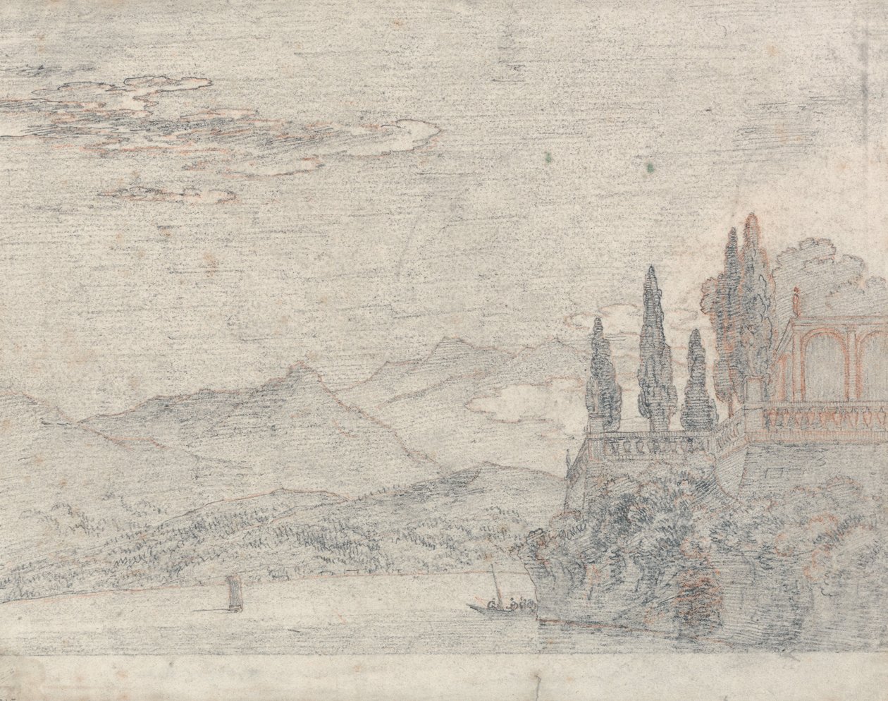 Isola Borromea, lago Mayor de John Robert Cozens