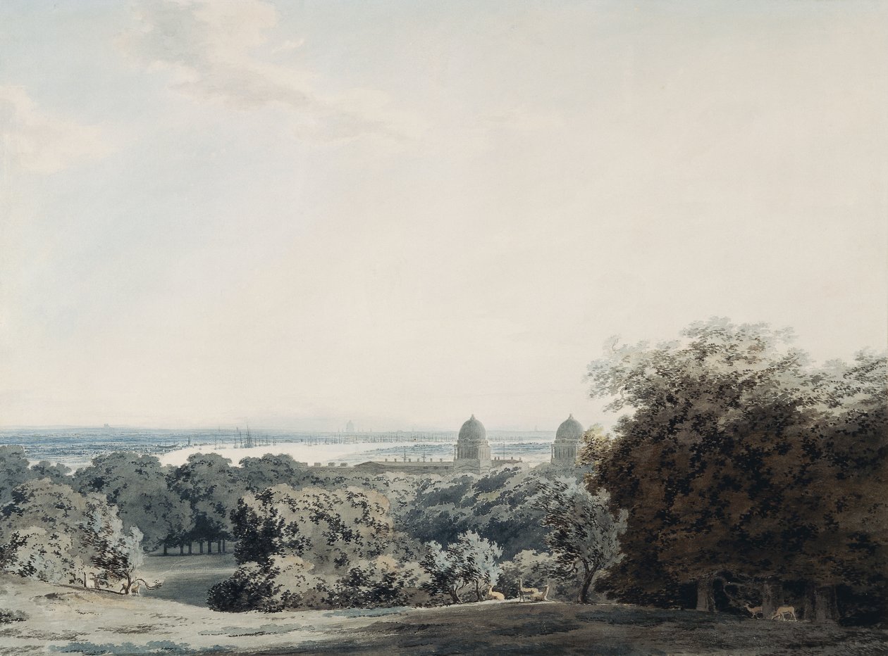 Londres desde Greenwich Hill de John Robert Cozens