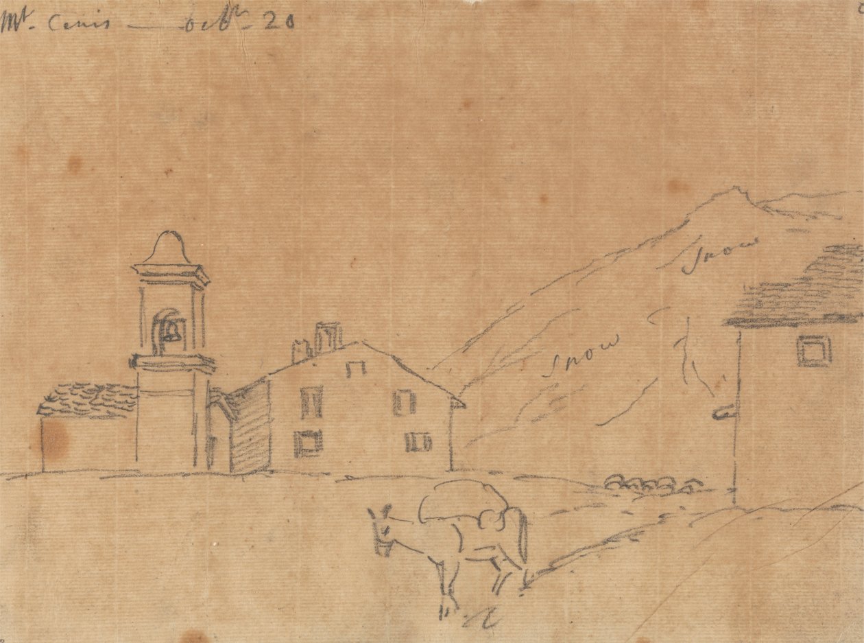 Mont Cenis, 20 de octubre de John Robert Cozens