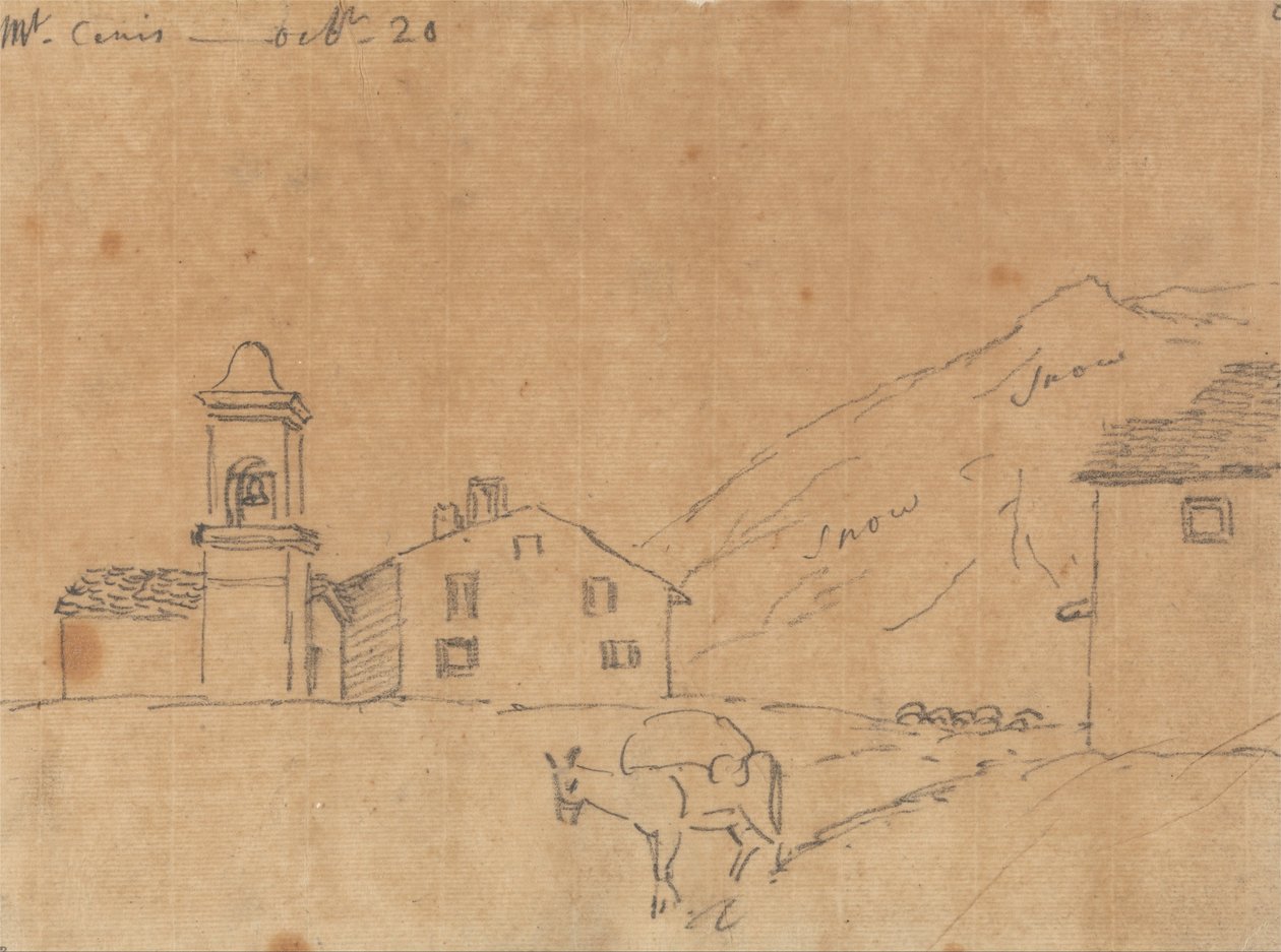 Mont Cenis, 20 de octubre de John Robert Cozens