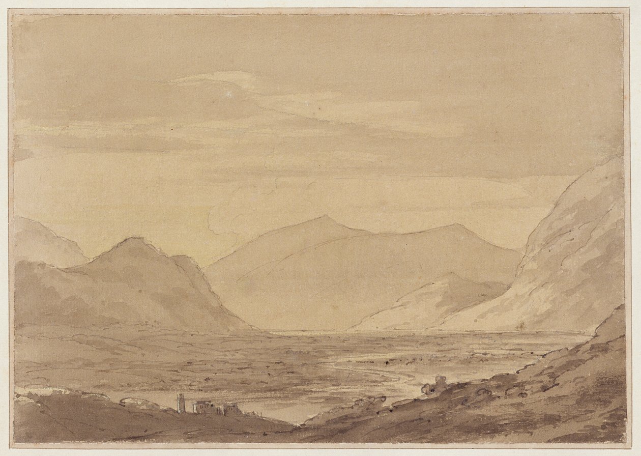 Cerca de Chiavenna de John Robert Cozens