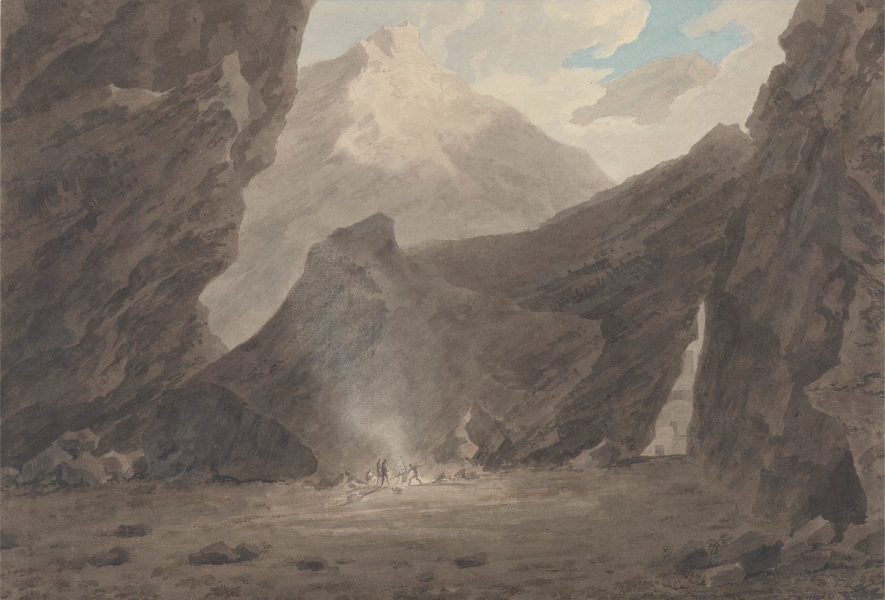 Cerca de Chiavenna, en los Grisones de John Robert Cozens