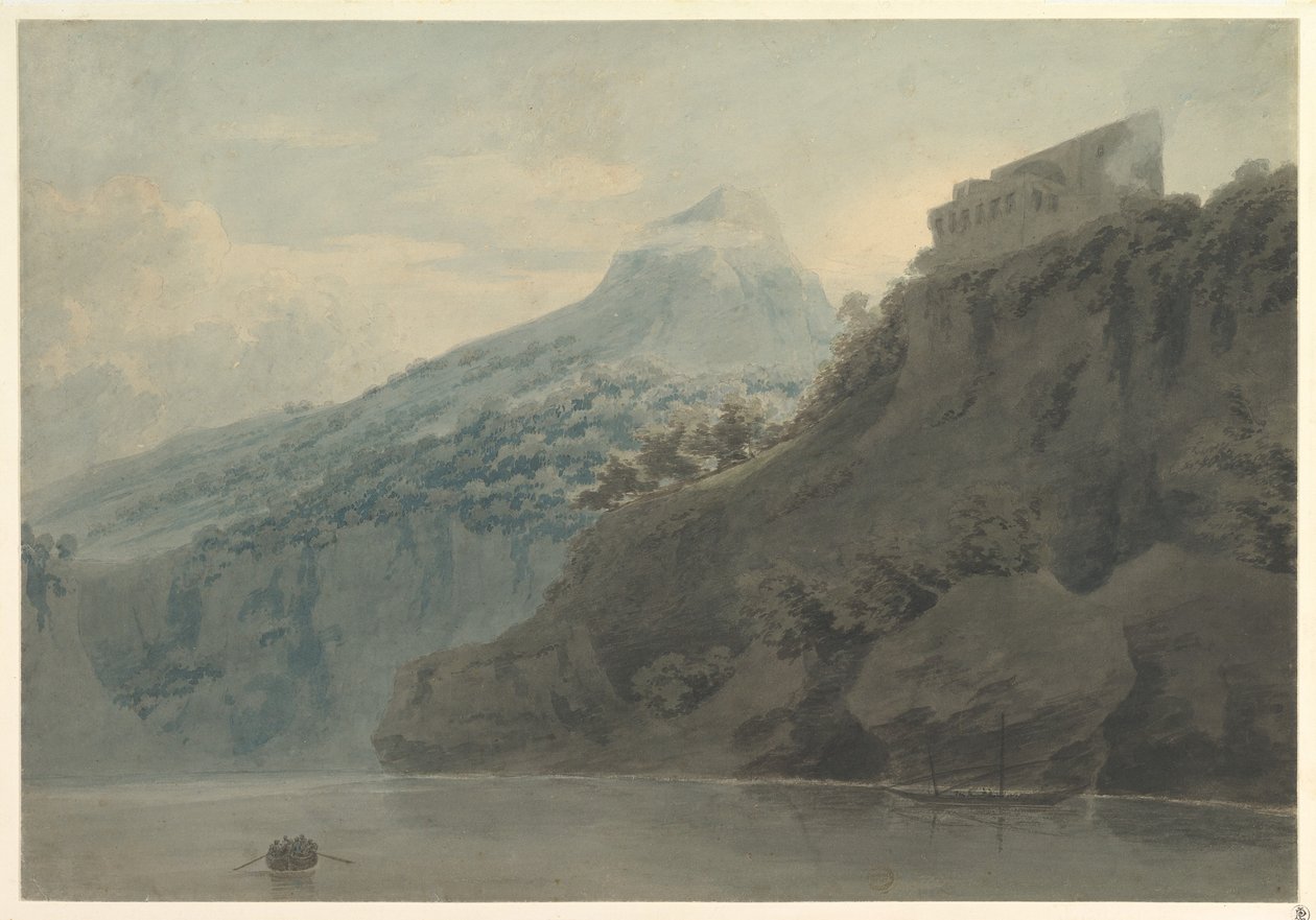 En el golfo de Salerno cerca de Vietri de John Robert Cozens