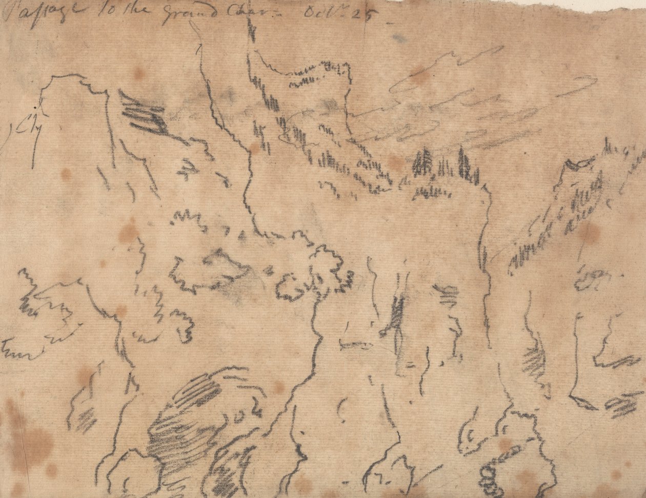Paso a la Gran Cartuja, 25 de octubre de John Robert Cozens
