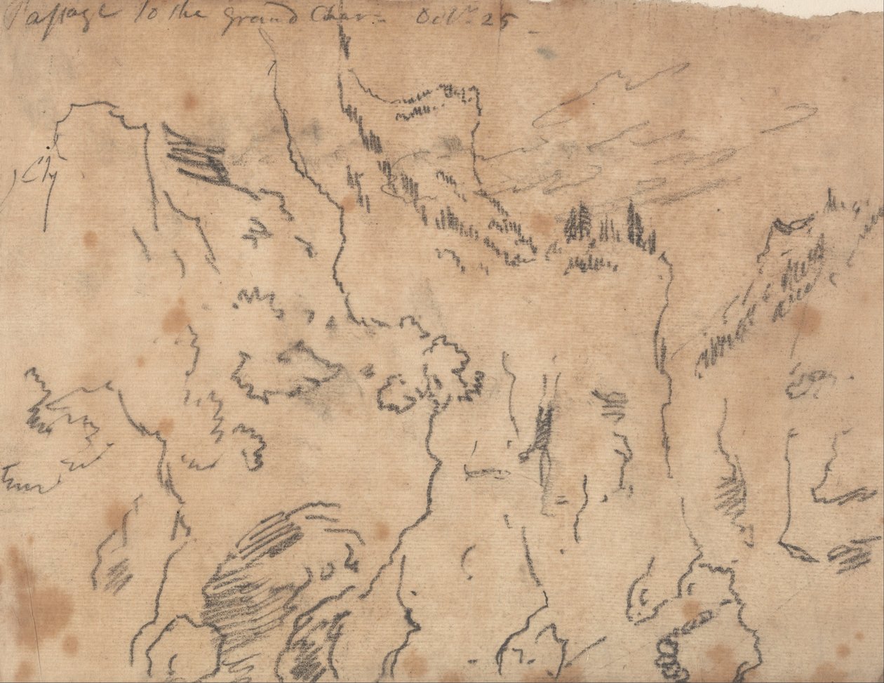 Paso a la Gran Cartuja, 25 de octubre de John Robert Cozens