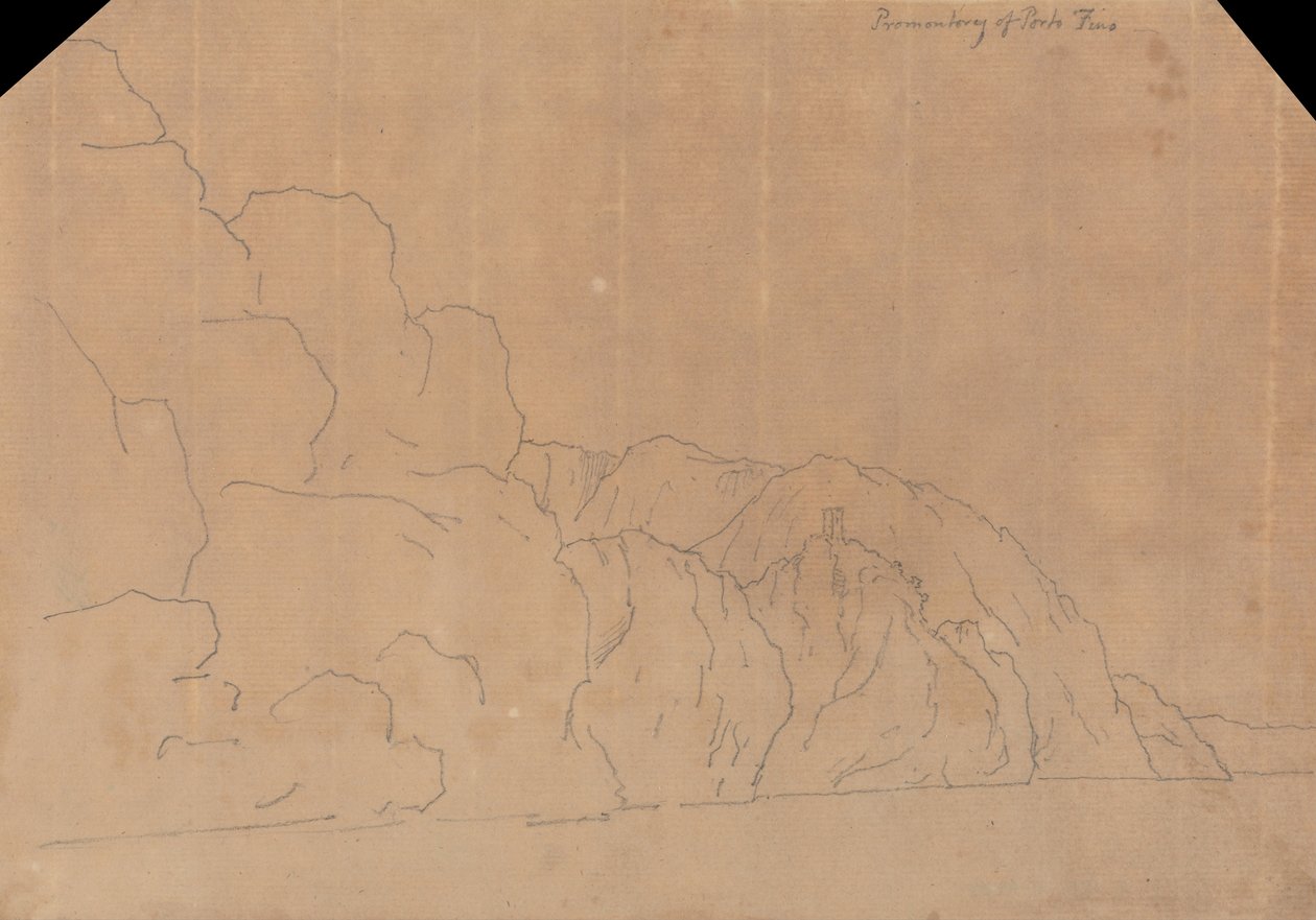 Promontorio de Porto Fino de John Robert Cozens