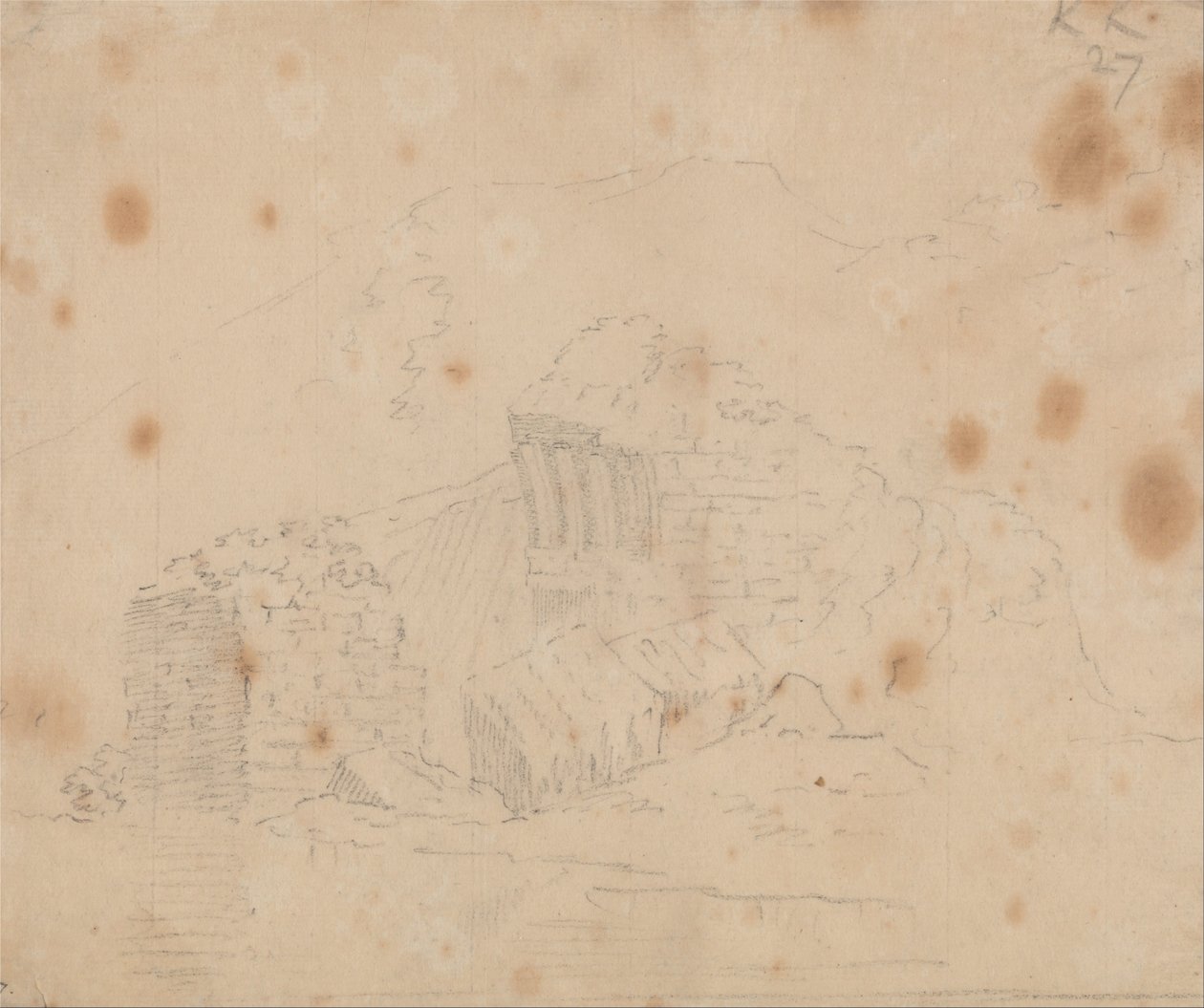 Ruinas desconocidas de John Robert Cozens