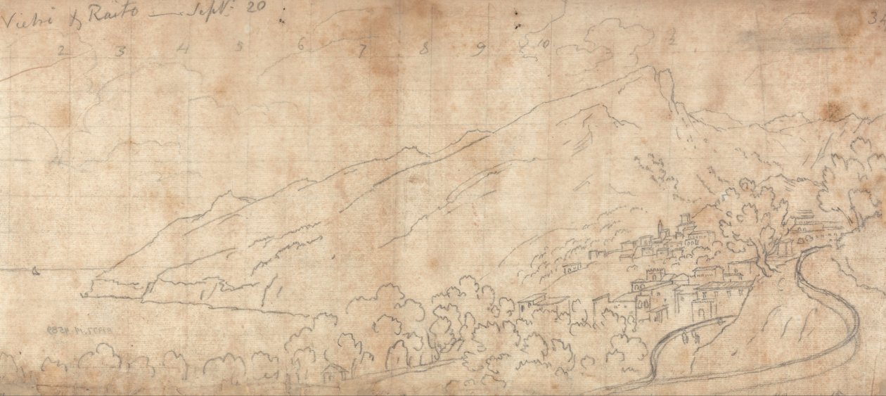 Vietri y Raito de John Robert Cozens