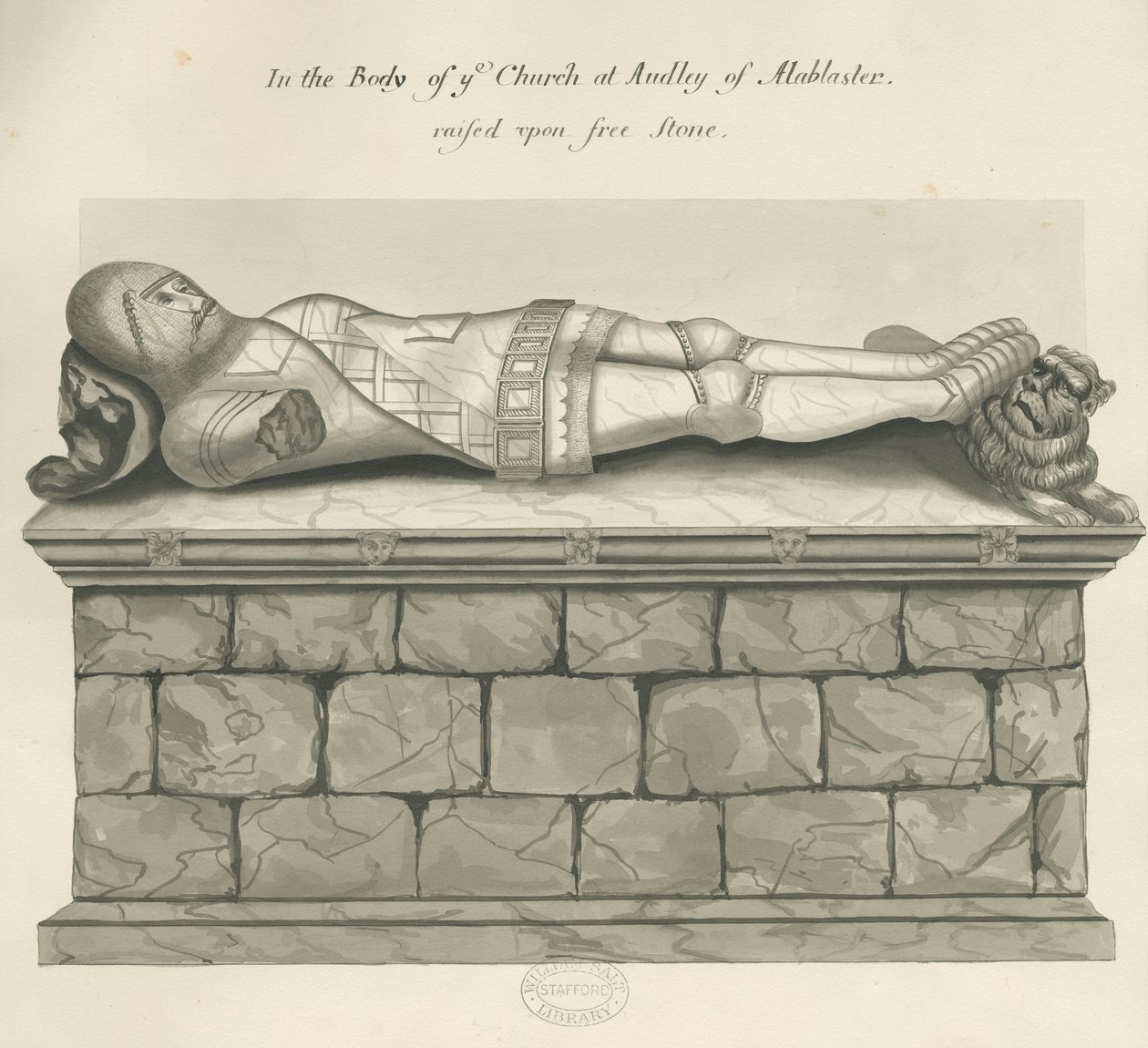 Monumentos de Audley - "Caballero de Audley" de John Robert Fernyhough