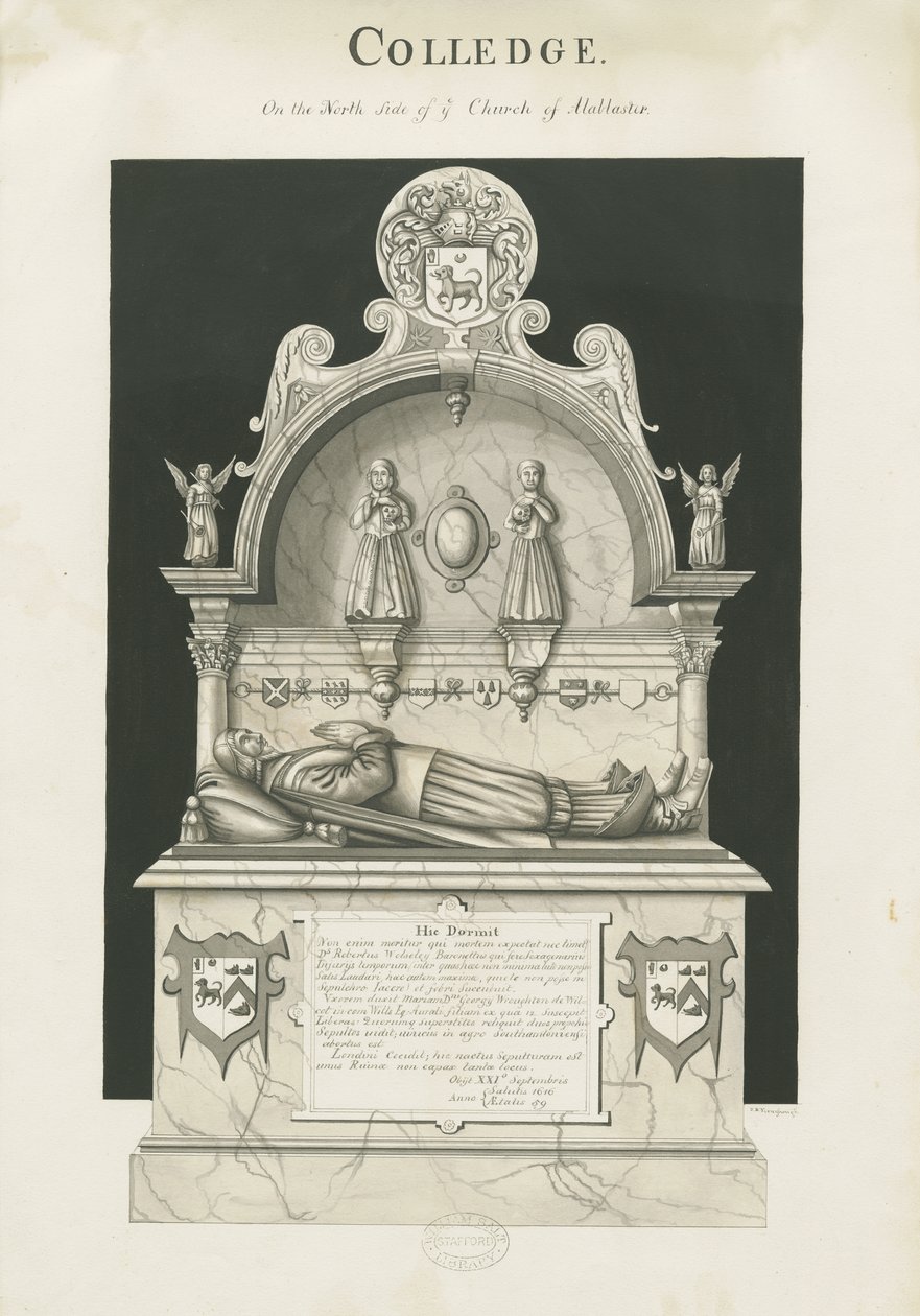 Colwich - Tumba de Robert Wolseley de John Robert Fernyhough