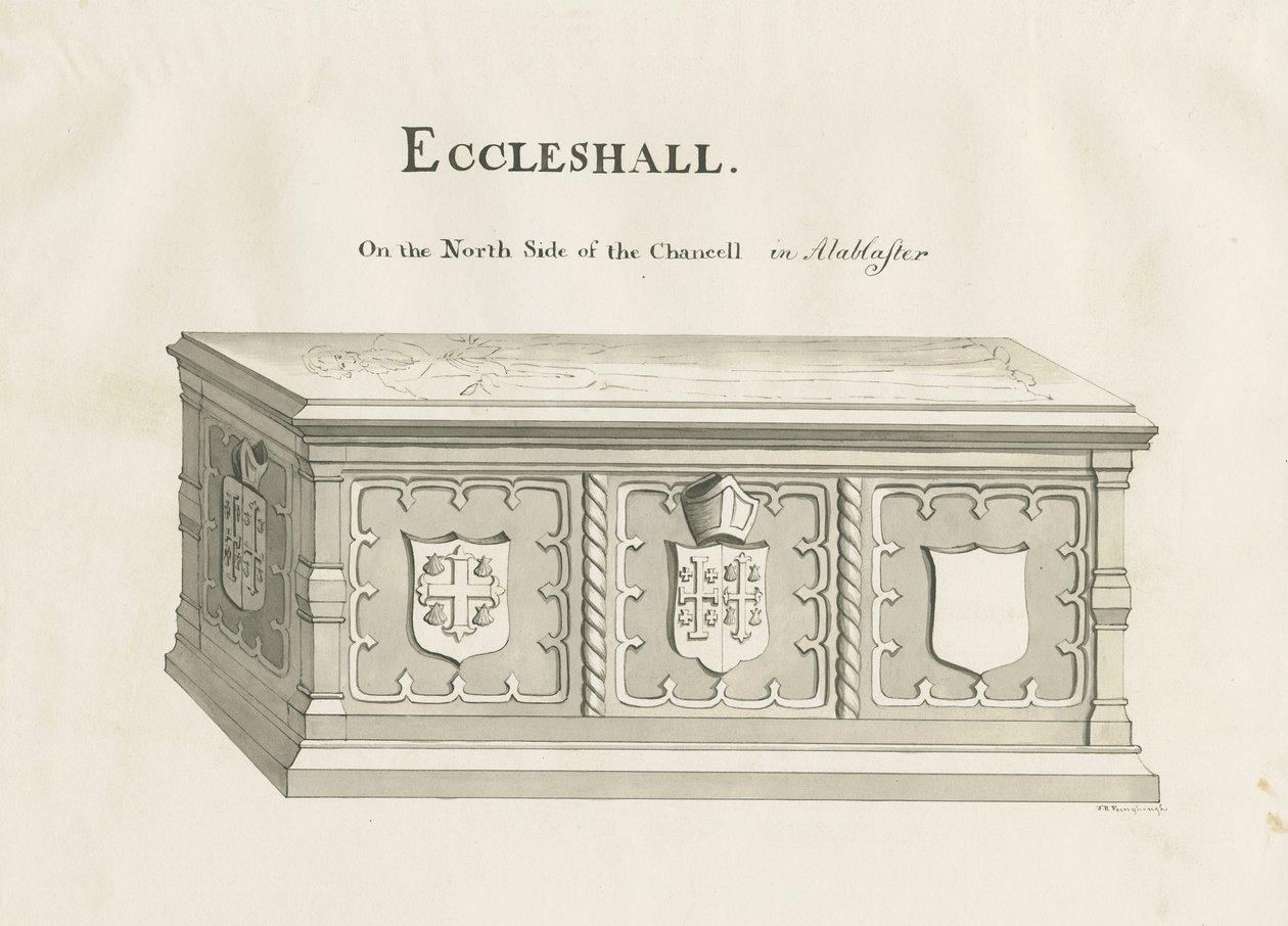 Eccleshall - Tumba del Obispo Sampson de John Robert Fernyhough