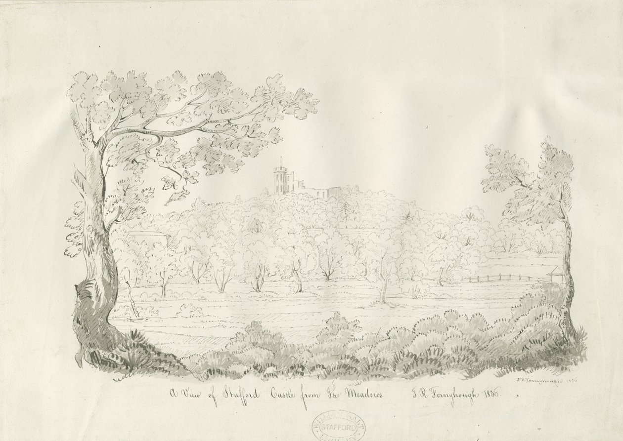 Castillo de Stafford - Vista Este de John Robert Fernyhough
