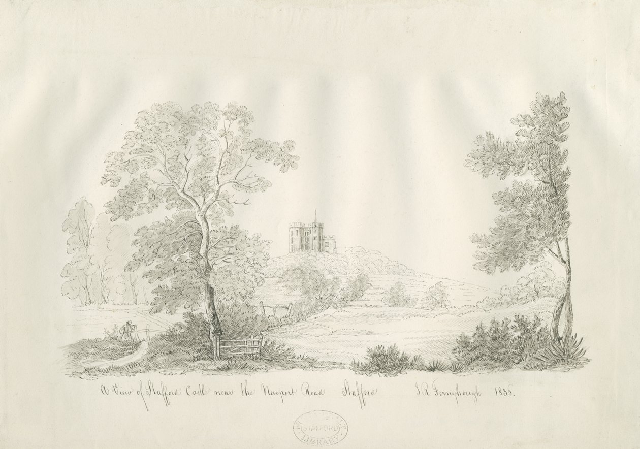 Castillo de Stafford - Cerca de la Carretera de Newport de John Robert Fernyhough