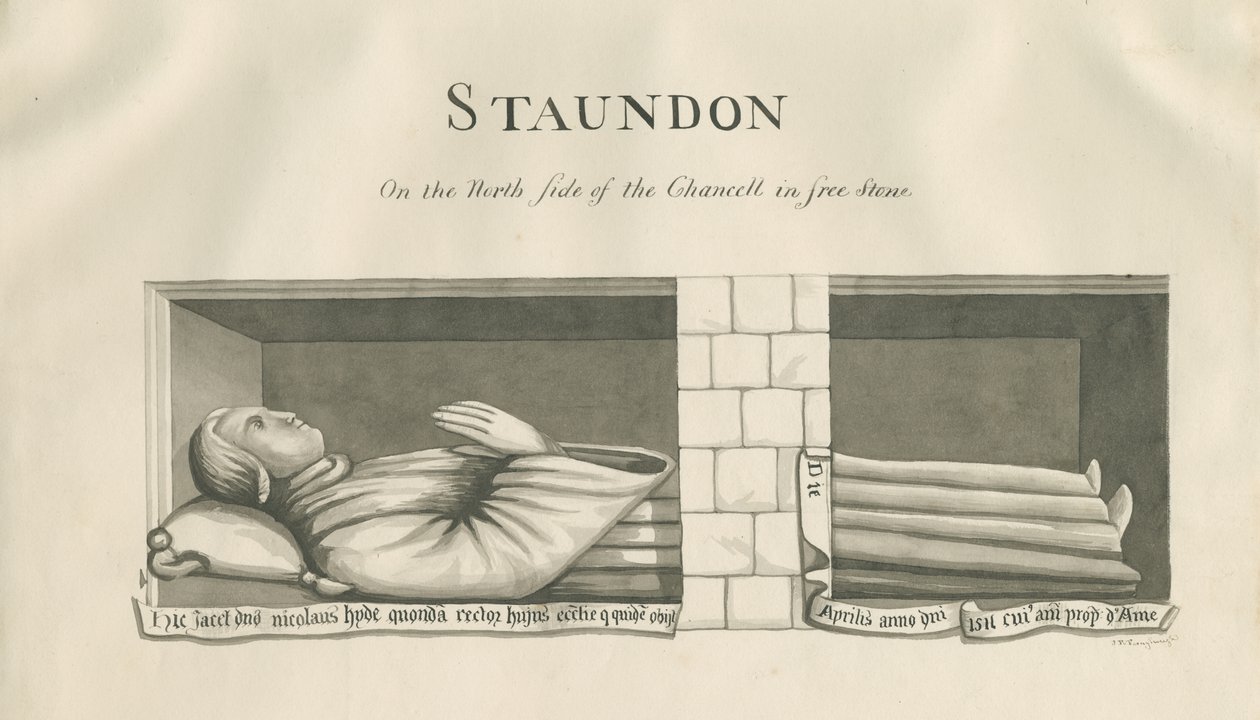 Iglesia de Standon - Tumba de Nicholas Hyde de John Robert Fernyhough