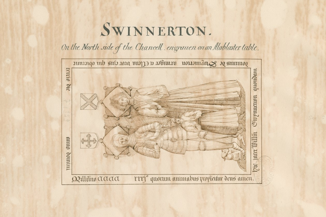 Iglesia de Swynnerton - Monumento a William Swynnerton de John Robert Fernyhough