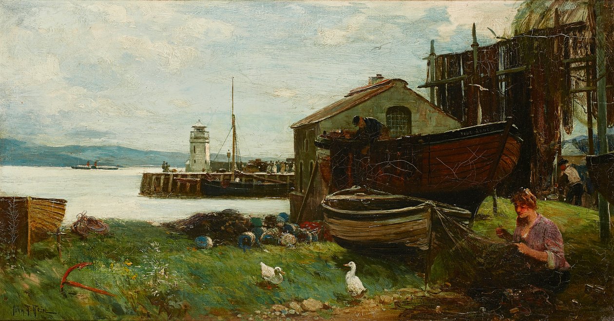 Remendando las Redes, Ardrishaig de John Robertson Reid