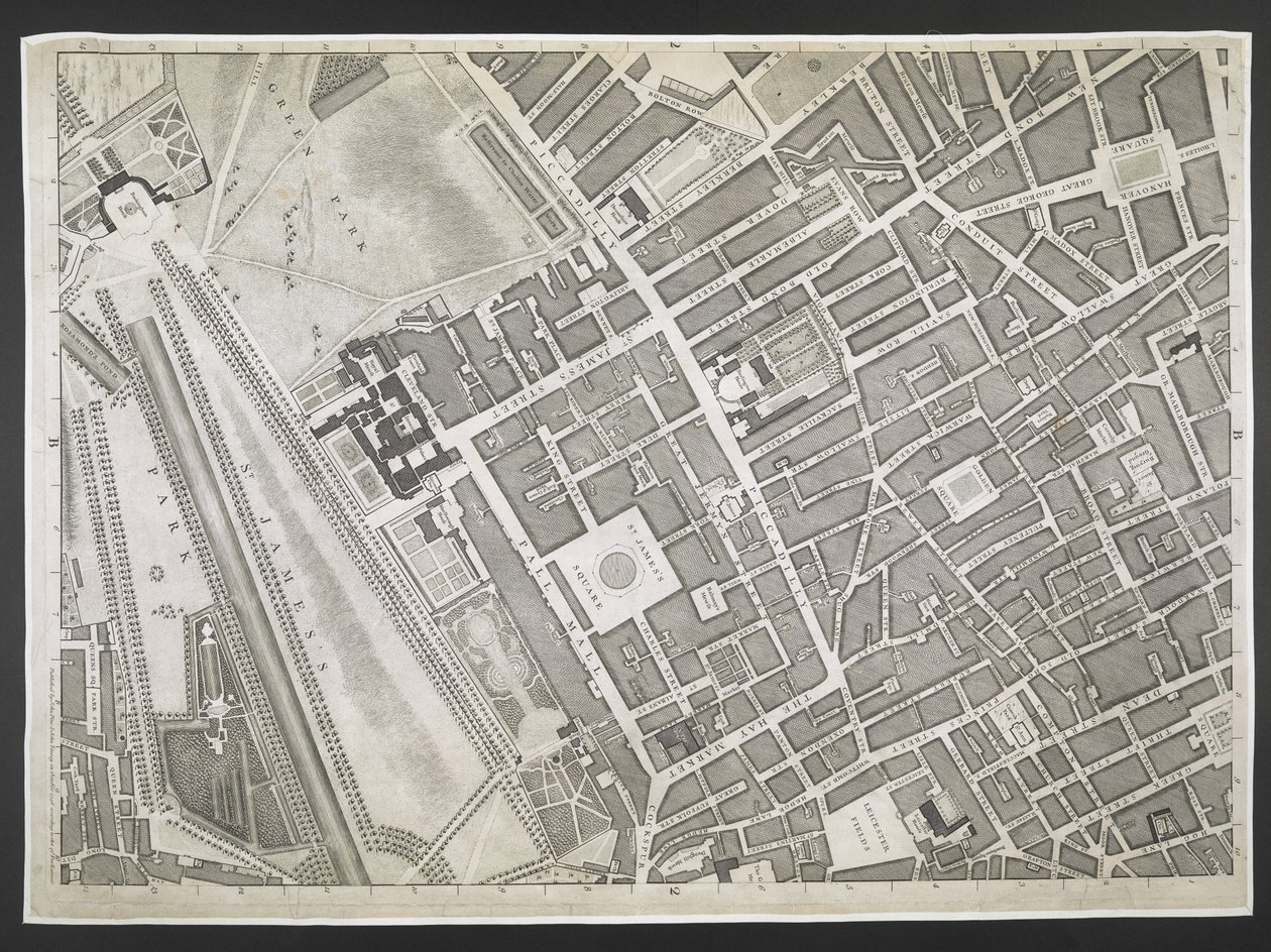 Plano de Londres, Piccadilly, St. James