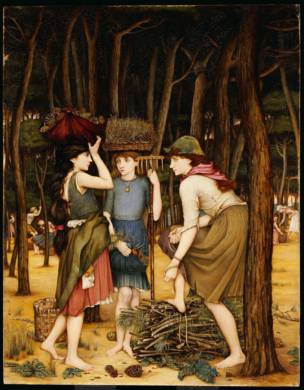 Bosques de pinos en Viareggio de John Roddam Spencer Stanhope