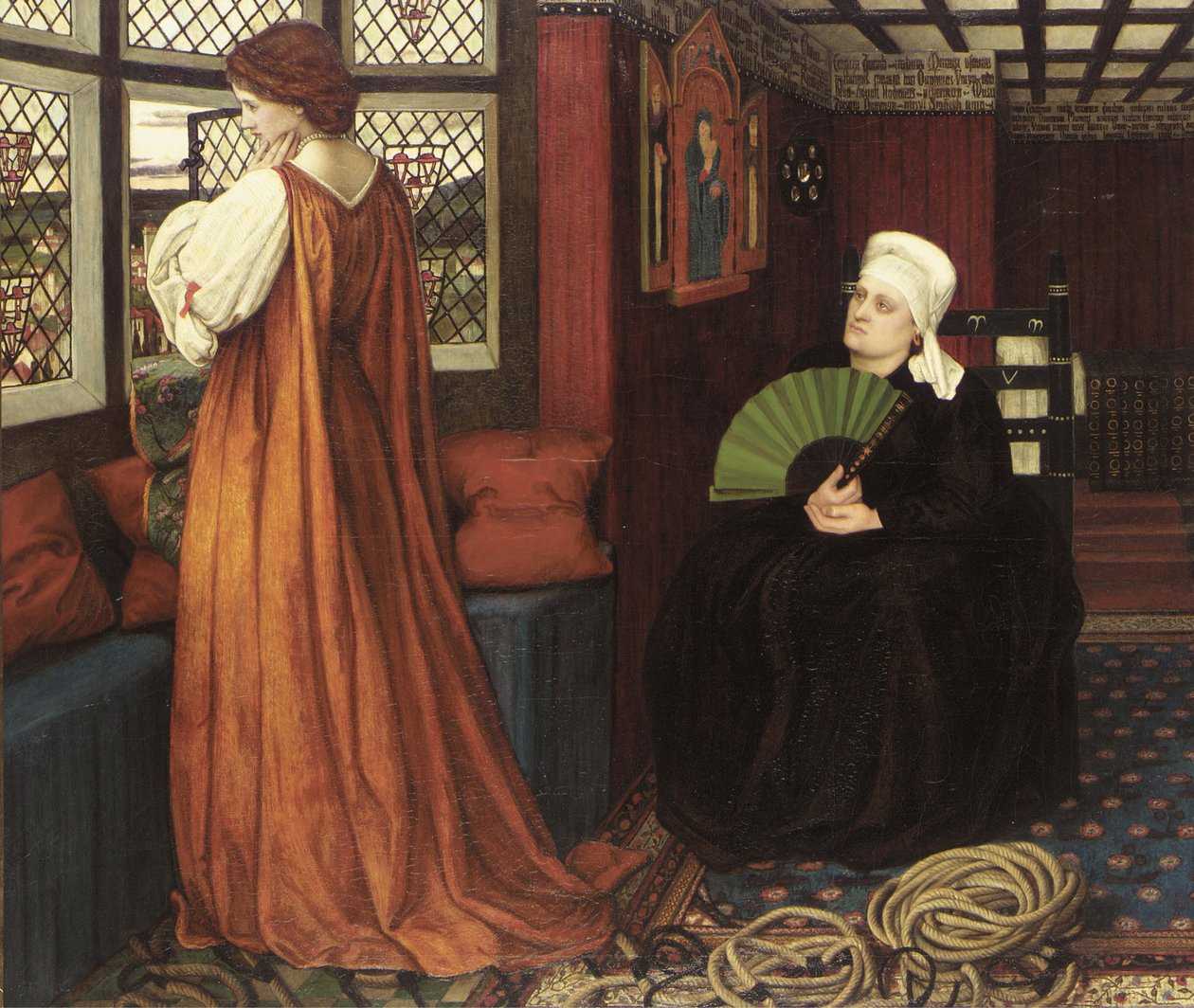 Julieta y su nodriza de John Roddam Spencer Stanhope
