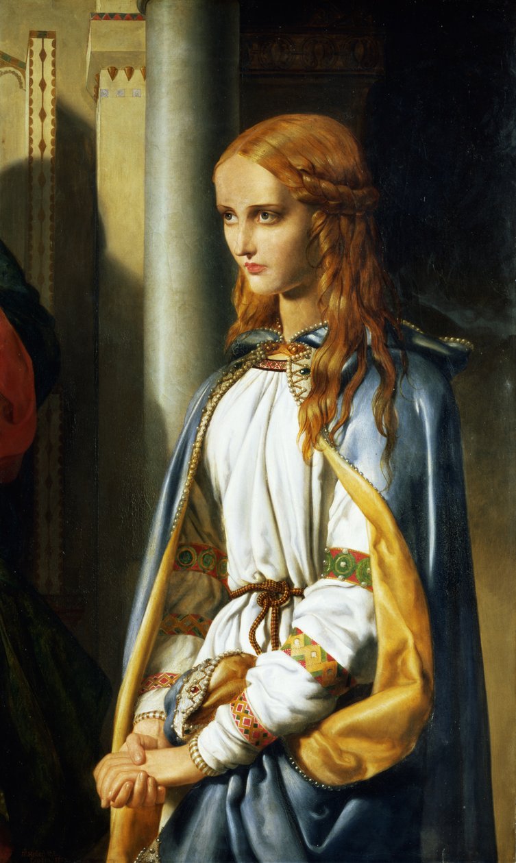 Cordelia desheredada, 1850 de John Rogers Herbert