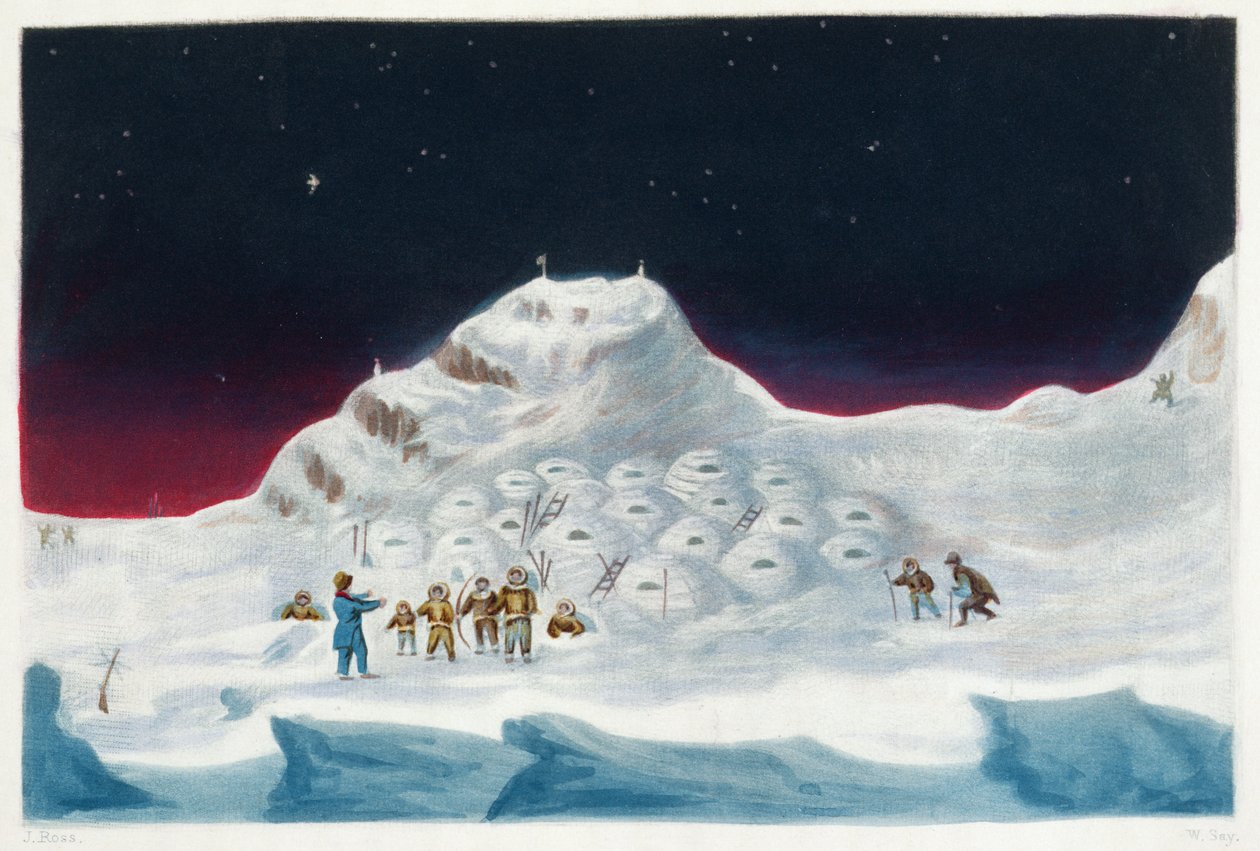 North Hendon, cabañas de nieve de los Boothianos, de 