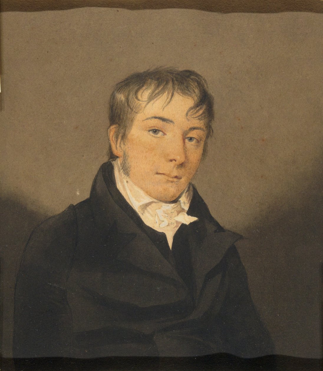 Retrato de hombre desconocido de John Rubens Smith