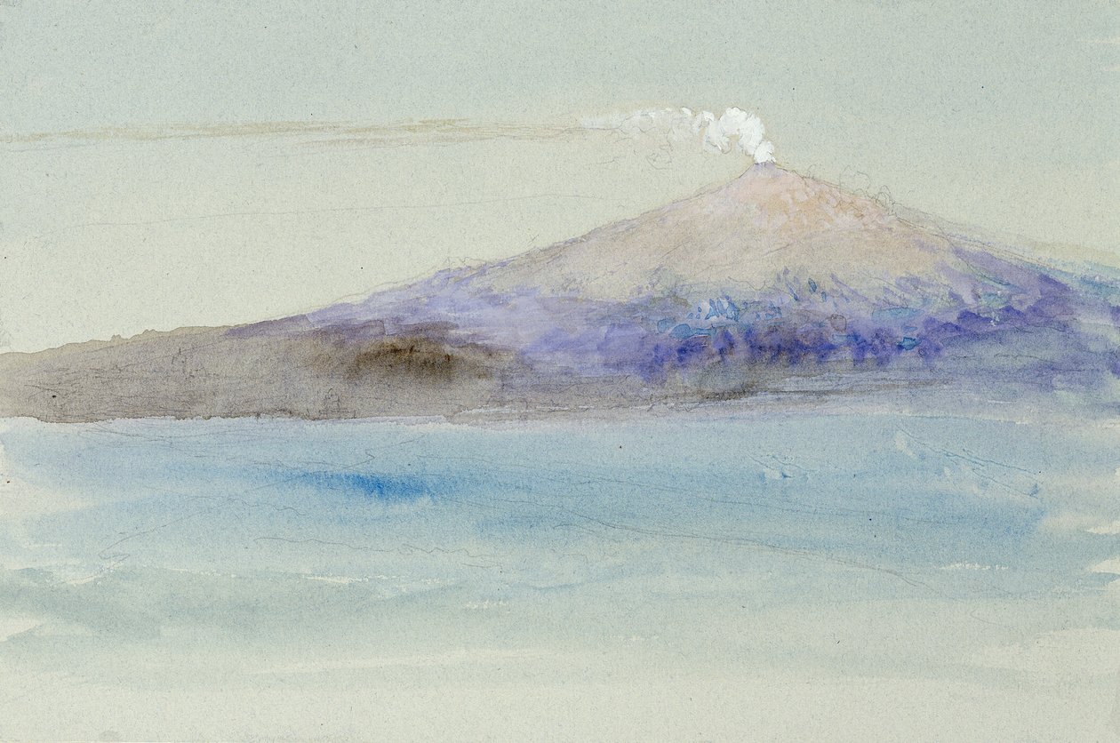 Etna desde Taormina de John Ruskin