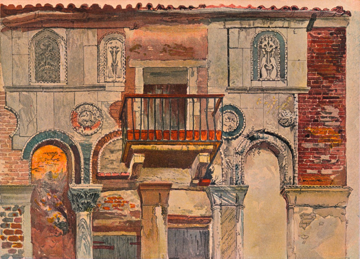 Fondaco De Turchi, Venecia, c1853 de John Ruskin