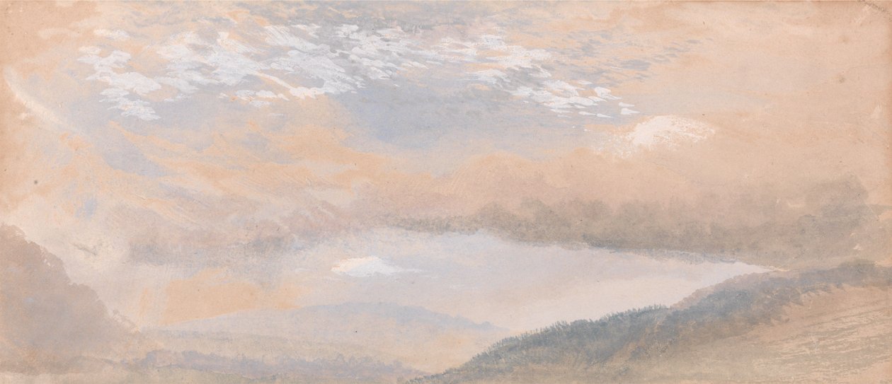 Colinas y cielo de John Ruskin