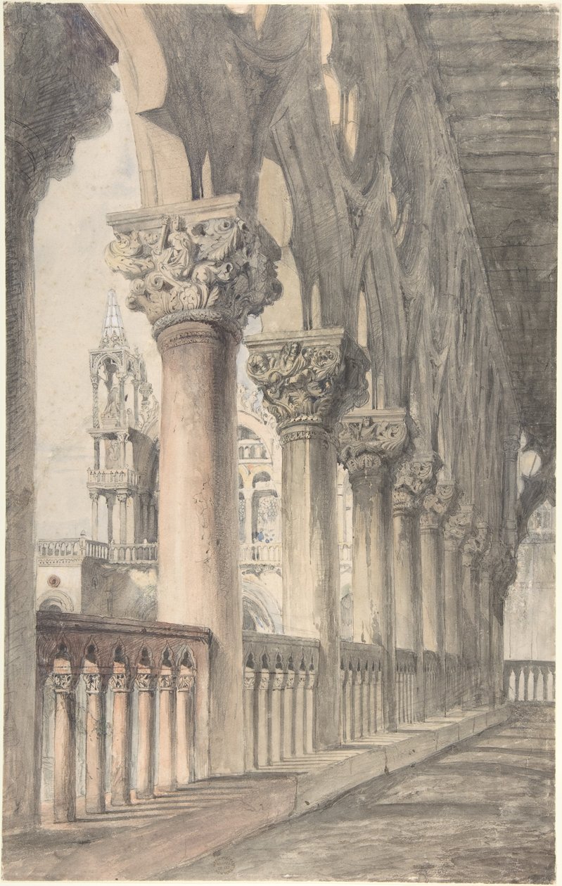Logia del Palacio Ducal, Venecia de John Ruskin