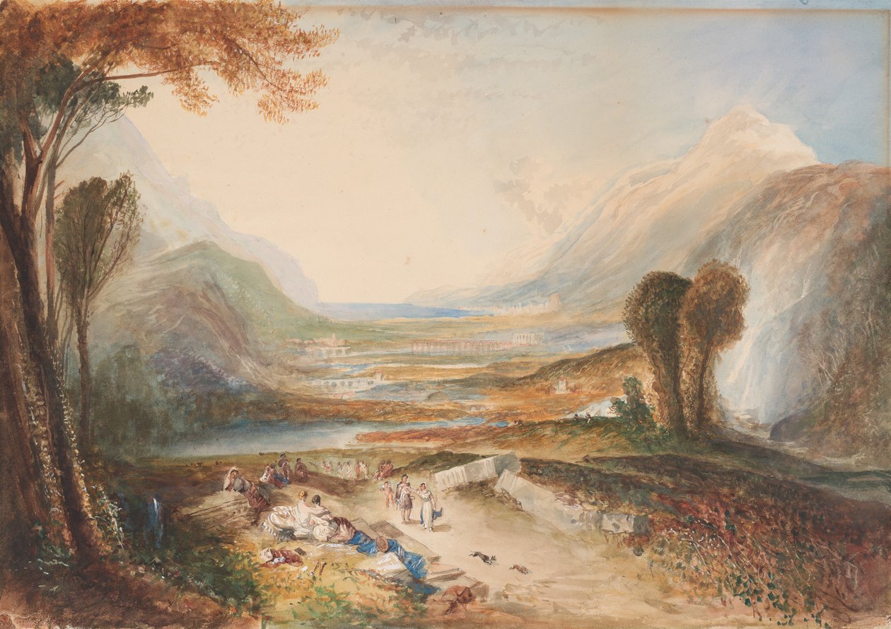 Estudio basado en la historia de Apolo y Dafne de John Ruskin