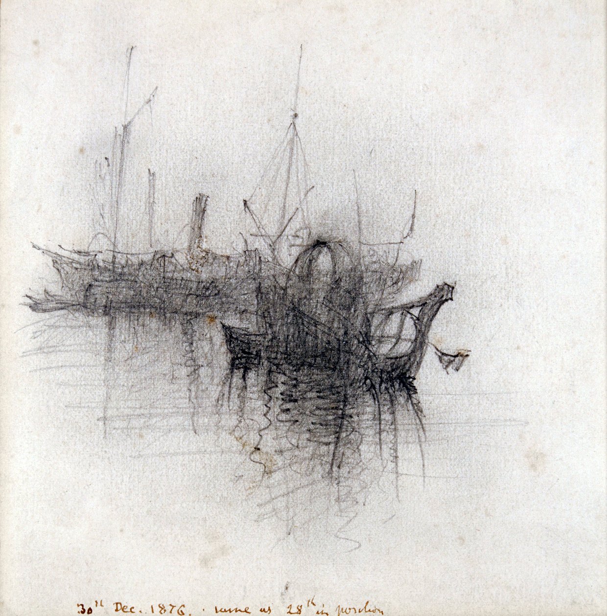 Estudio de embarcaciones de John Ruskin